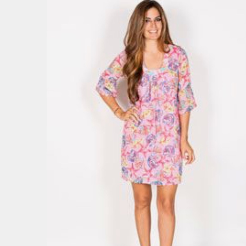 1left Boutique-Tracy Negoshian pink seashell dress - Picture 2 of 8